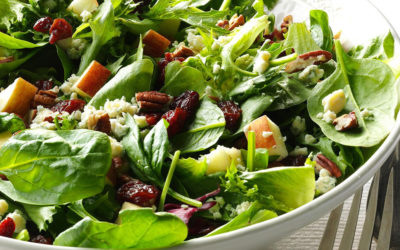 Apple, Cherry and Spring Mix Salad